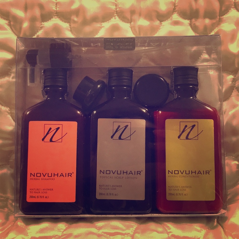 Novuhair 3-IN-1 pack Shampoo/Conditioner/Lotion